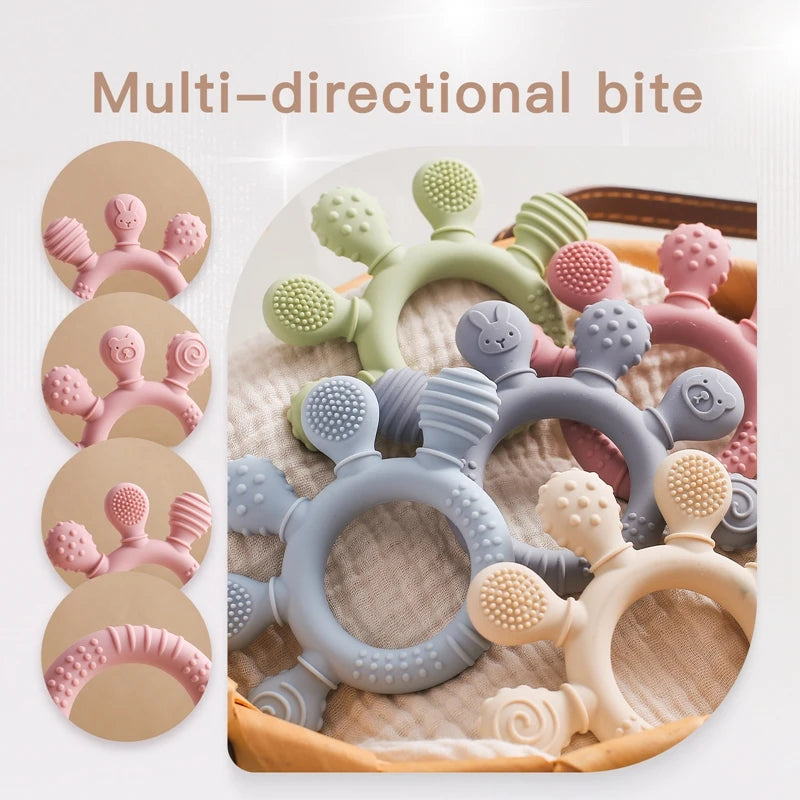 1PC Baby Silicone Teether
