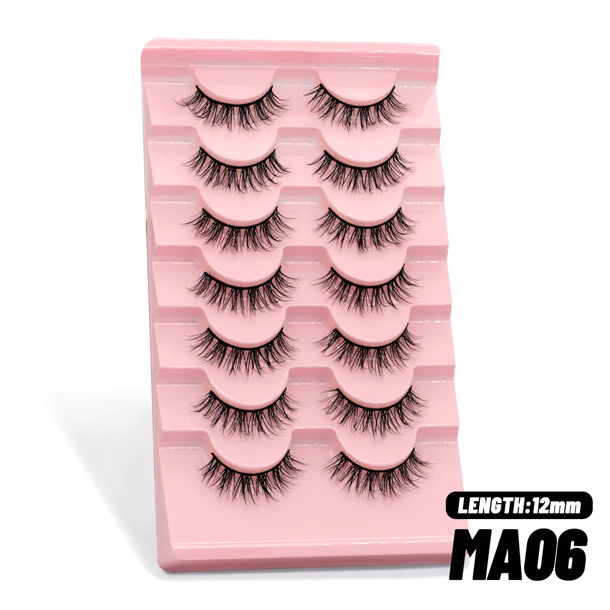 5/10/20 pairs Fluffy Mink Lashes 3D False Eyelashes, D Curl Fake Eyelashes  Makeup