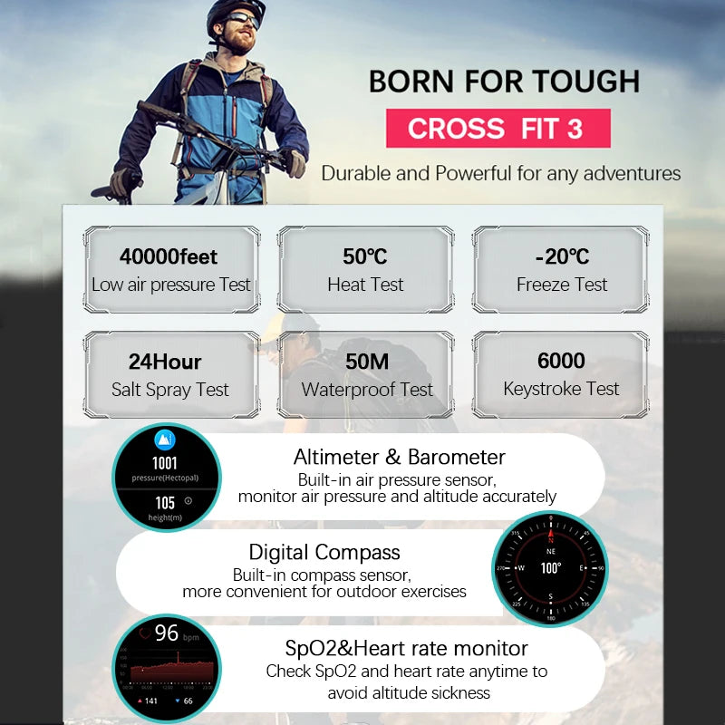 NORTH EDGE GPS Watches Men