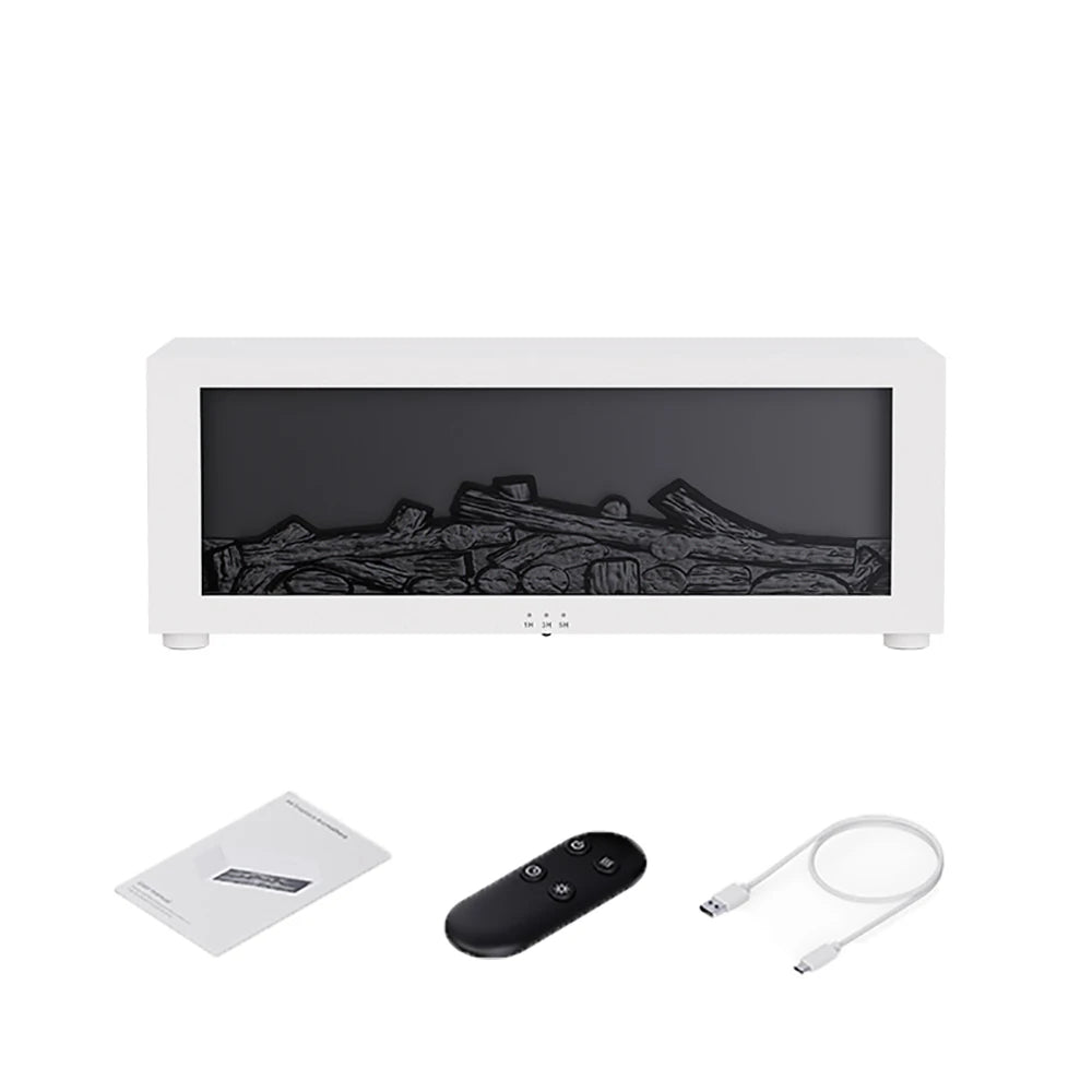 Essential Oils Humidifiers Home Aroma Flame Automatic Fragrance Diffuser With LED Light Remote Control