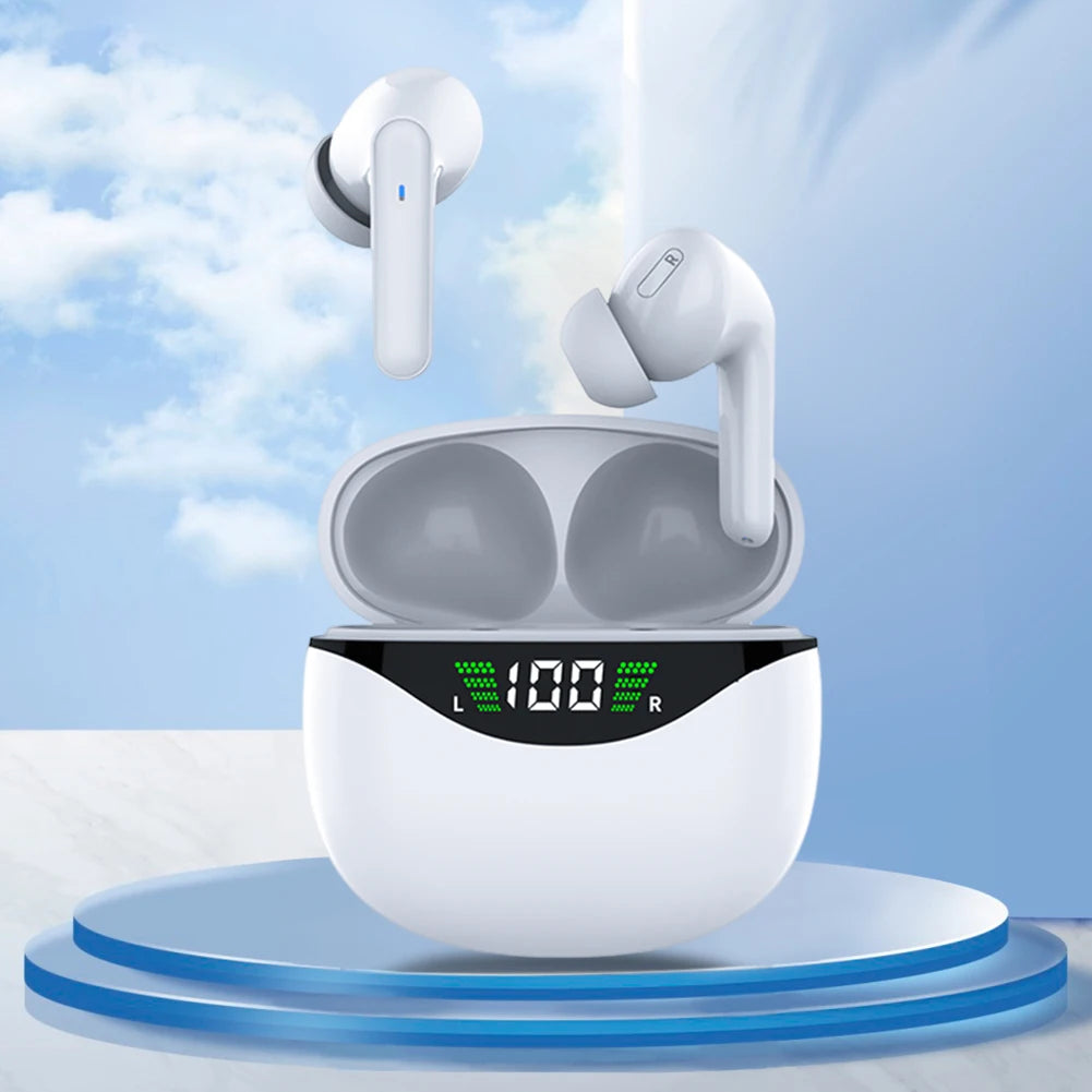 TWS Earphones LED Digital Display Wireless Headphones Touch Control
