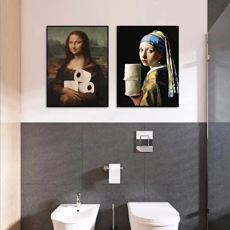 Funny Bathroom Toilet Decoration