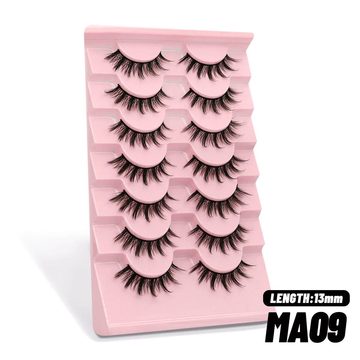 5/10/20 pairs Fluffy Mink Lashes 3D False Eyelashes, D Curl Fake Eyelashes  Makeup