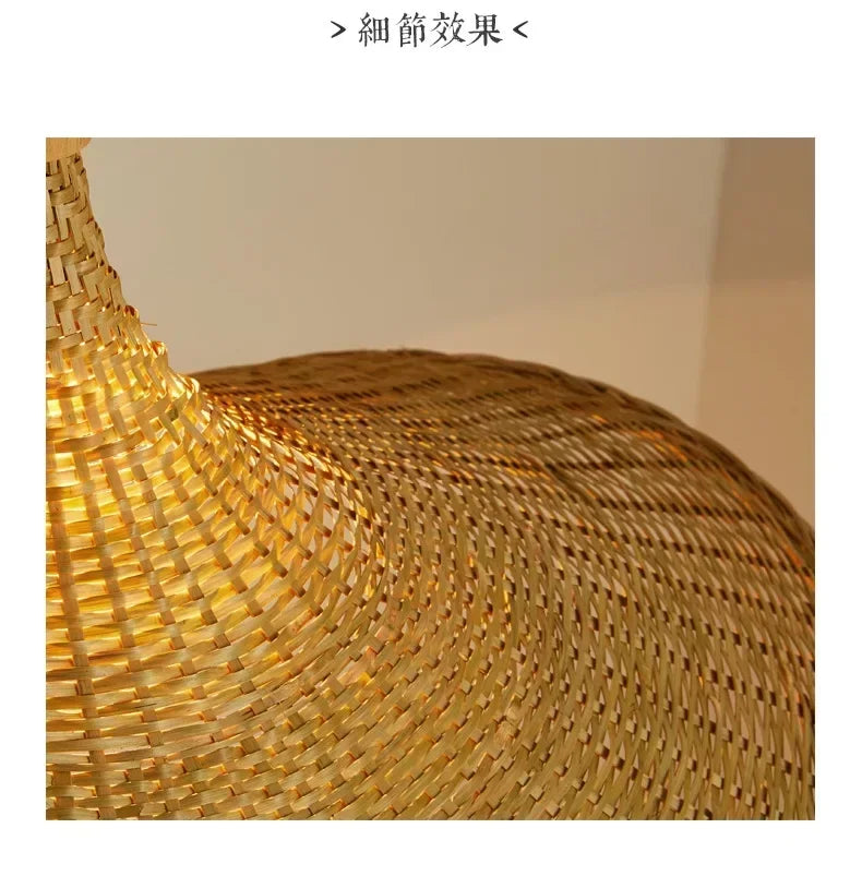 Bamboo Hanging Lamp Pendant Ceiling Light