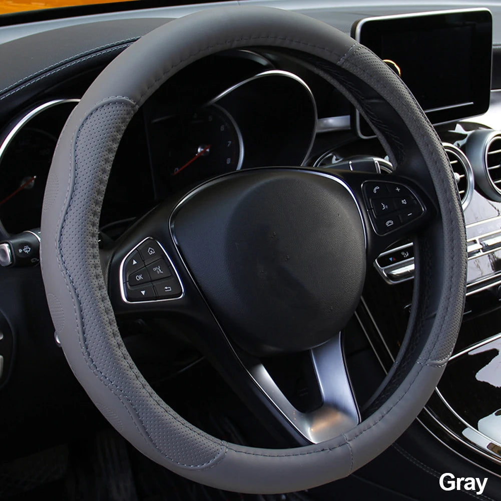 10 Colors Car Steering Wheel Cover Universal Volant Braid on the Steering-wheel