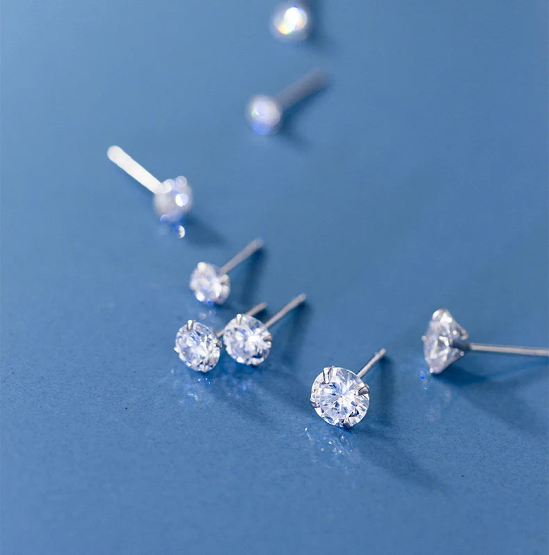 2ct D Color Moissanite Studs Earrings