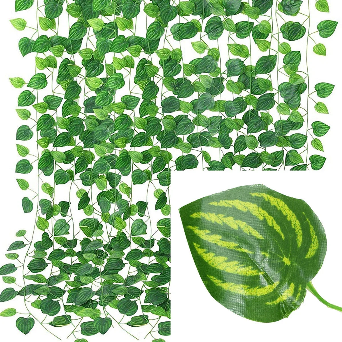 11M Artificial Plants Green Ivy Leaf Garland Fake Plants
