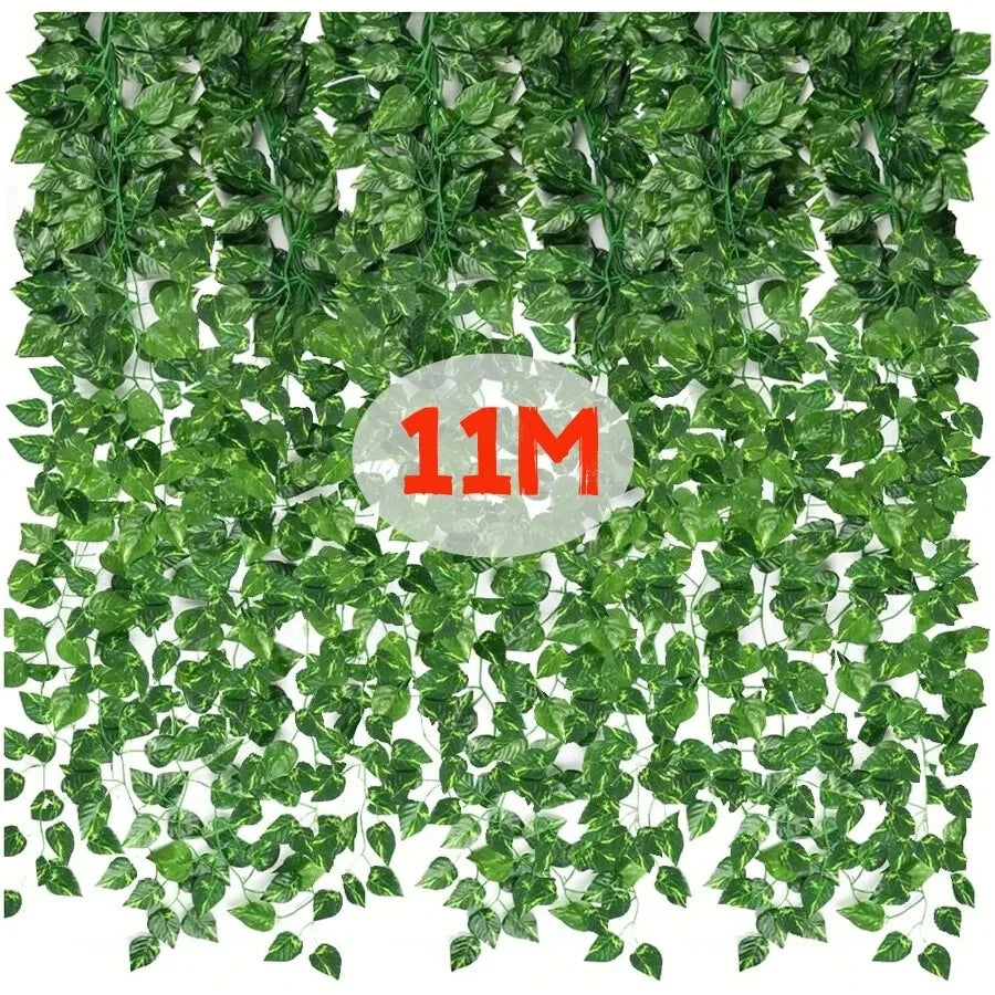 11M Artificial Plant Green Ivy Leaf Garland Fake Plant