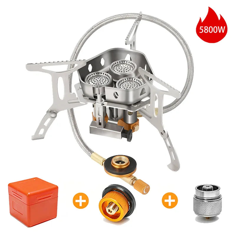 Outdoor Camping  Head Stove Portable Windproof Stove Camping Picnic