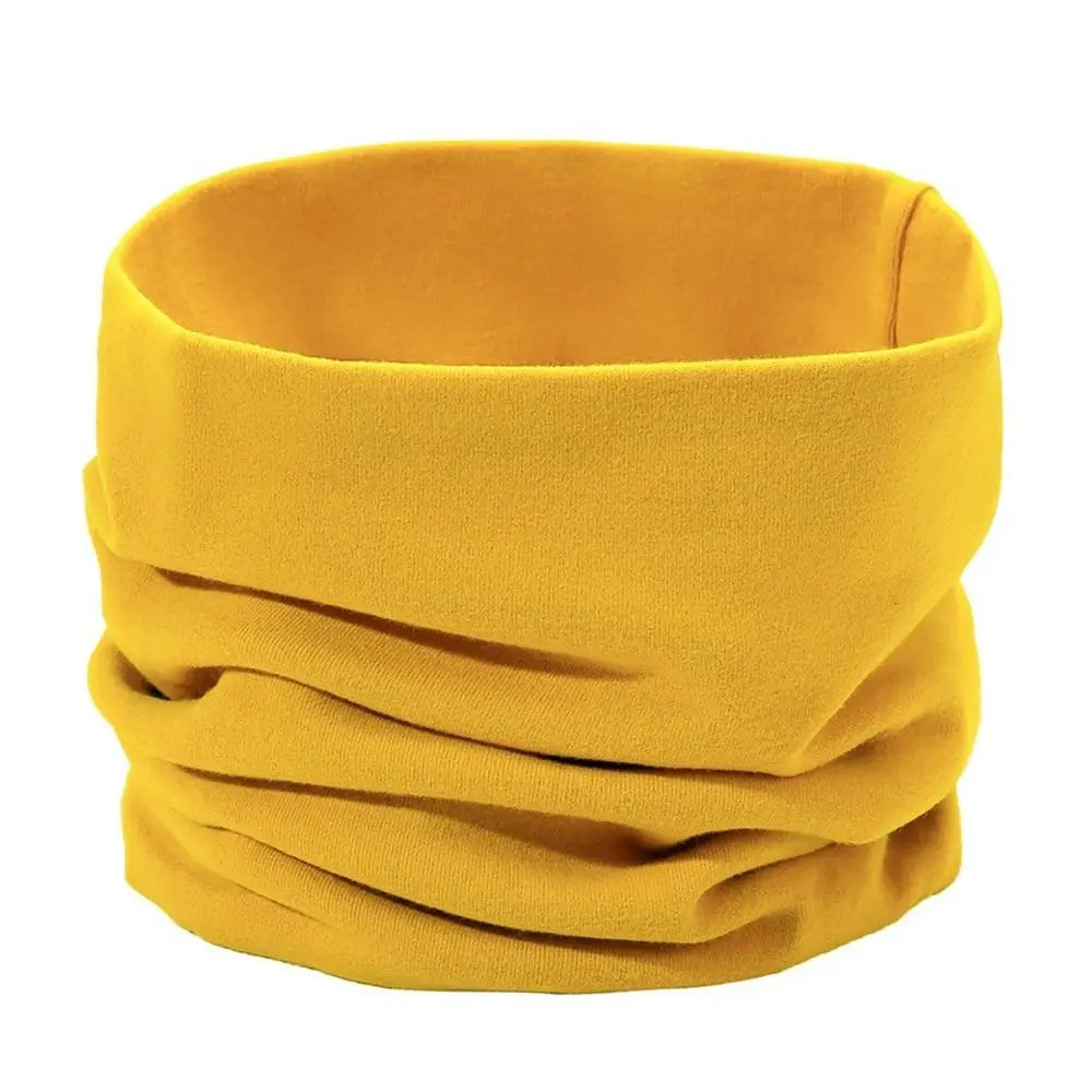 New Fashion Cotton Sports Bandana Solid Color Cycling Scarf Neck Warmer Men Women
