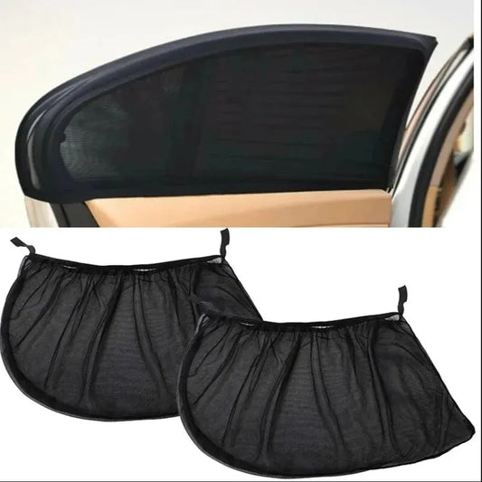 Car Sunshade Curtains Universal Side Window Shades SUV Curtains Protection Repellent Mosquito