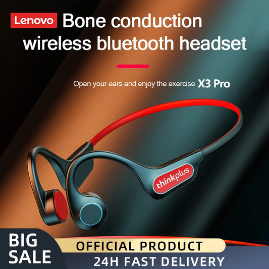 Lenovo Bone Conduction Earphones X3 Pro Bluetooth Hifi Ear-hook
