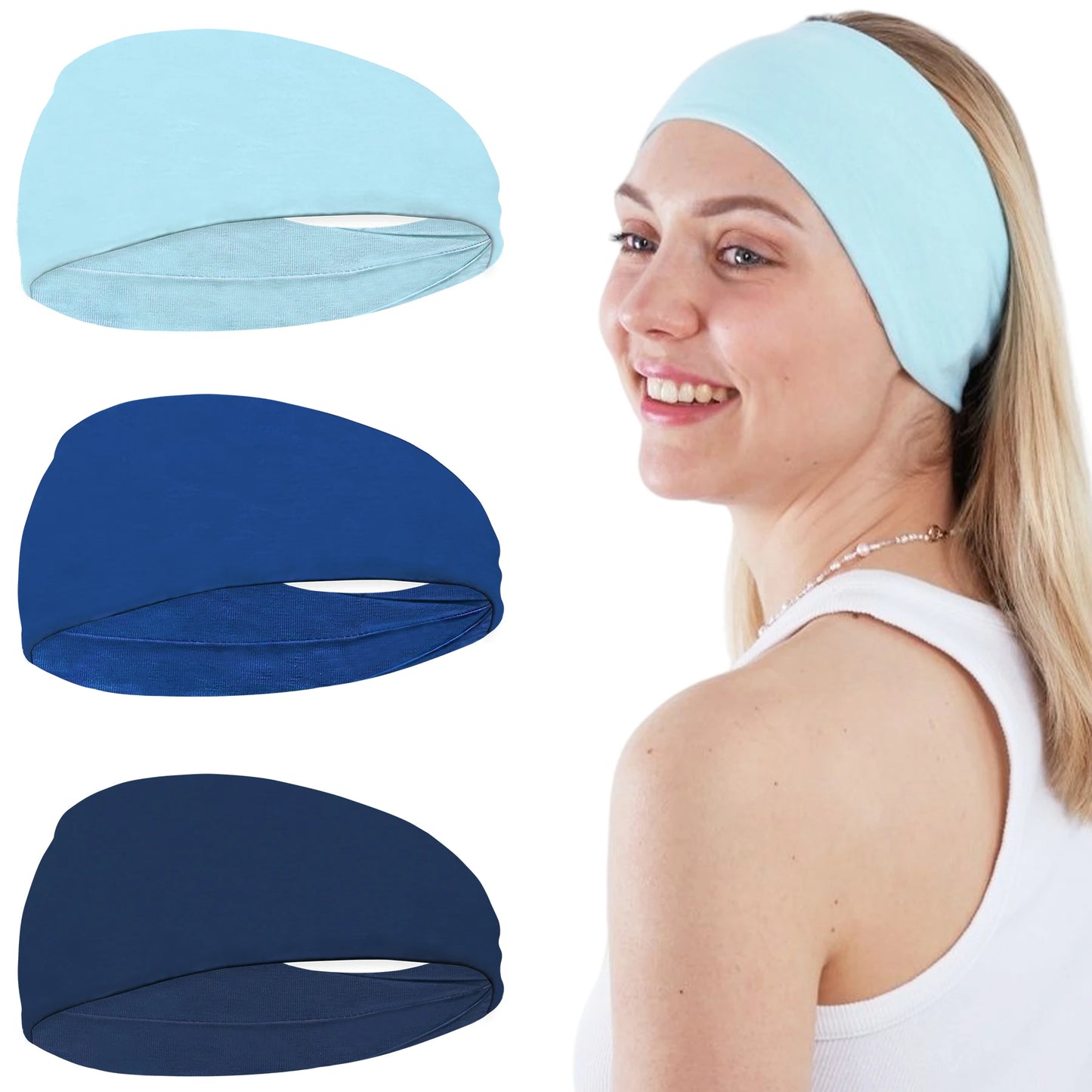 Hair Band Fashion, Elastic Headbands, Cotton Twisted Cross Head Wrap