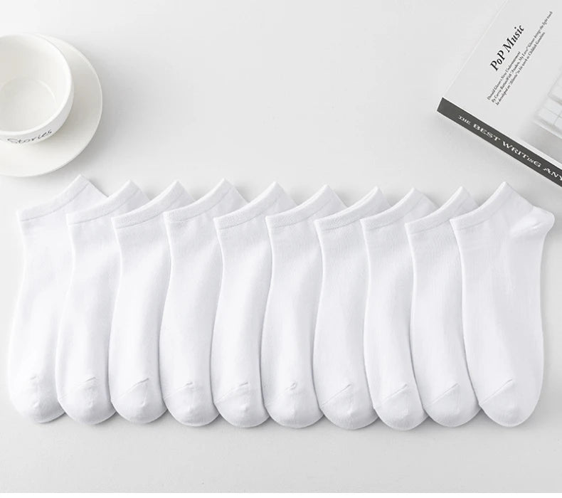 10 Pairs Men Socks Invisible Low Cut