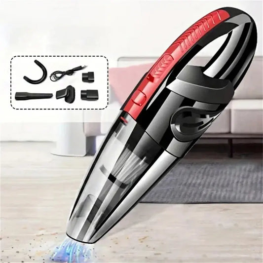 Powerful Suction Rechargeable Handheld Vacuum Cleaner Quick Charge for Car Home Pet Hair