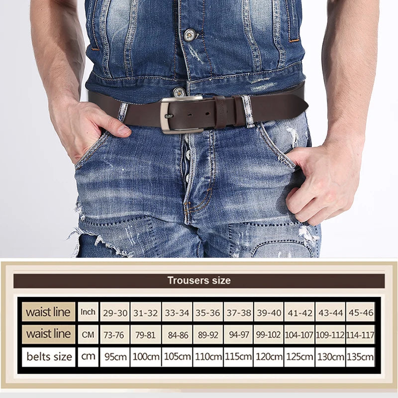 Luxury Designer Belts Men High Quality Genuine Leather Belt