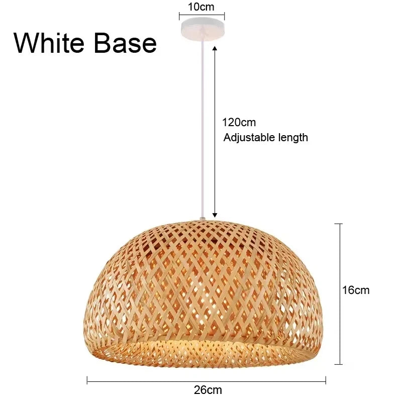Bamboo Hanging Lamp Pendant Ceiling Light