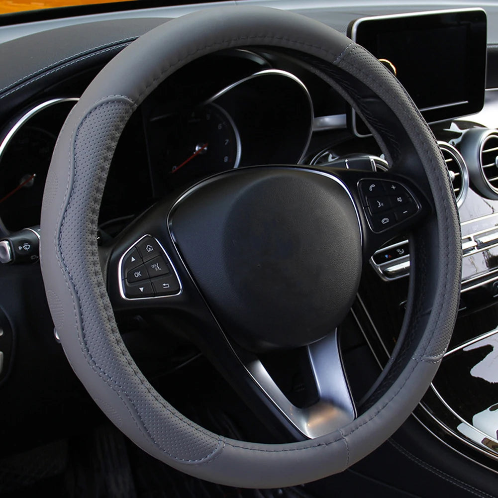 10 Colors Car Steering Wheel Cover Universal Volant Braid on the Steering-wheel