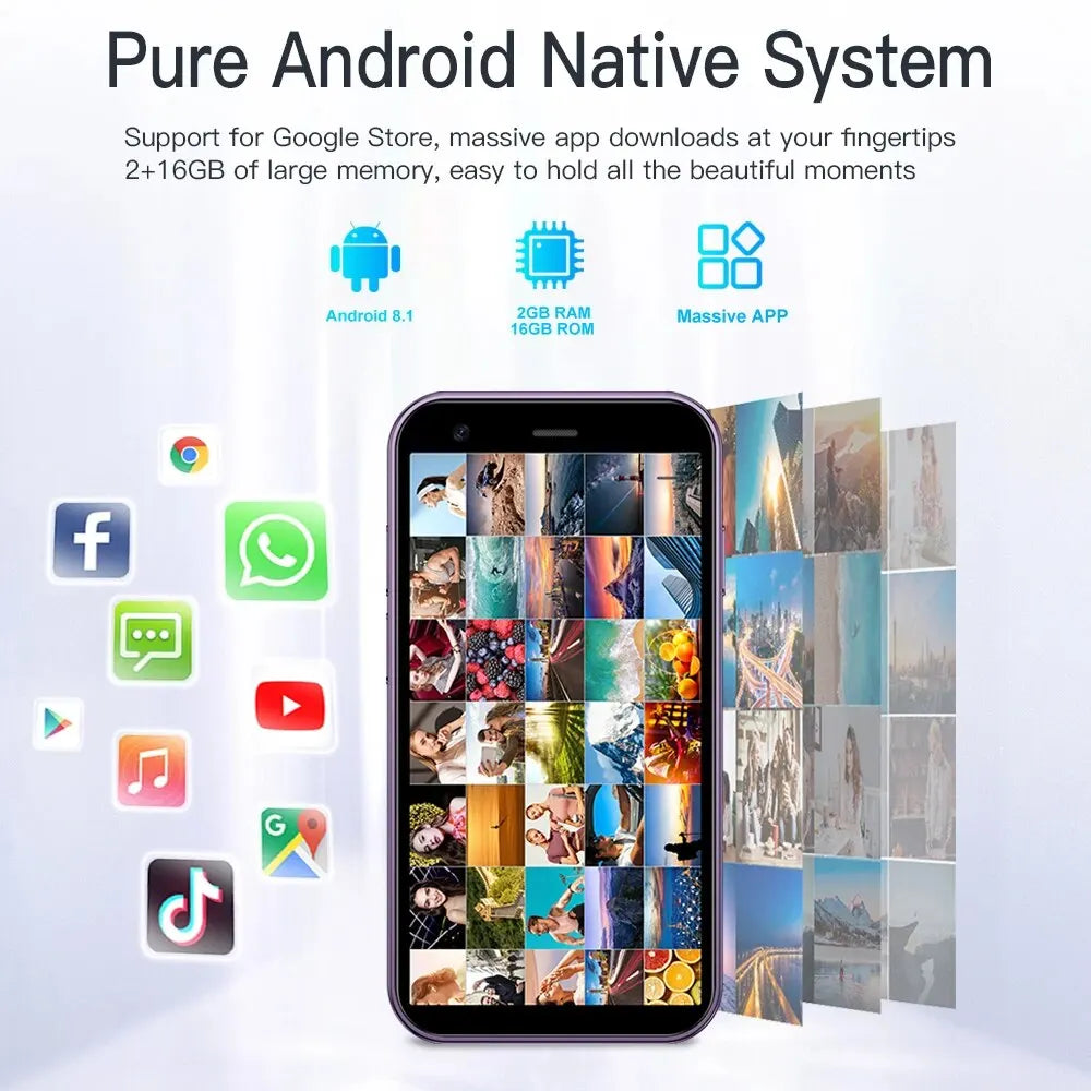 2024 SERVO Small Smartphone 3.0" Display Dual SIM