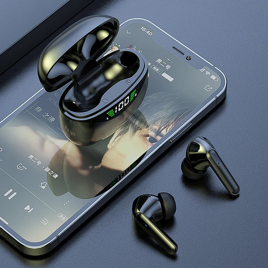 TWS Earphones LED Digital Display Wireless Headphones Touch Control