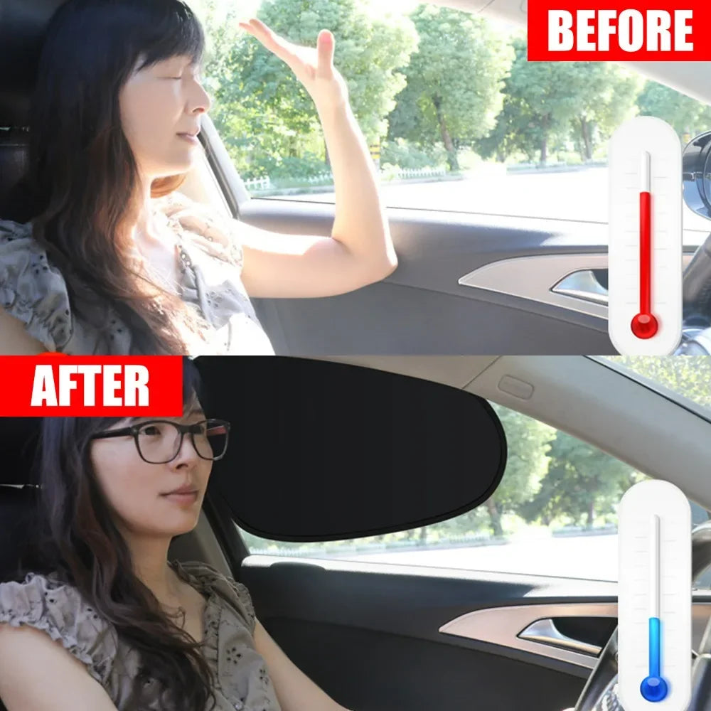 Car Electrostatic Sunshade Curtain Universal Sun Protection Heat-insulating Curtains