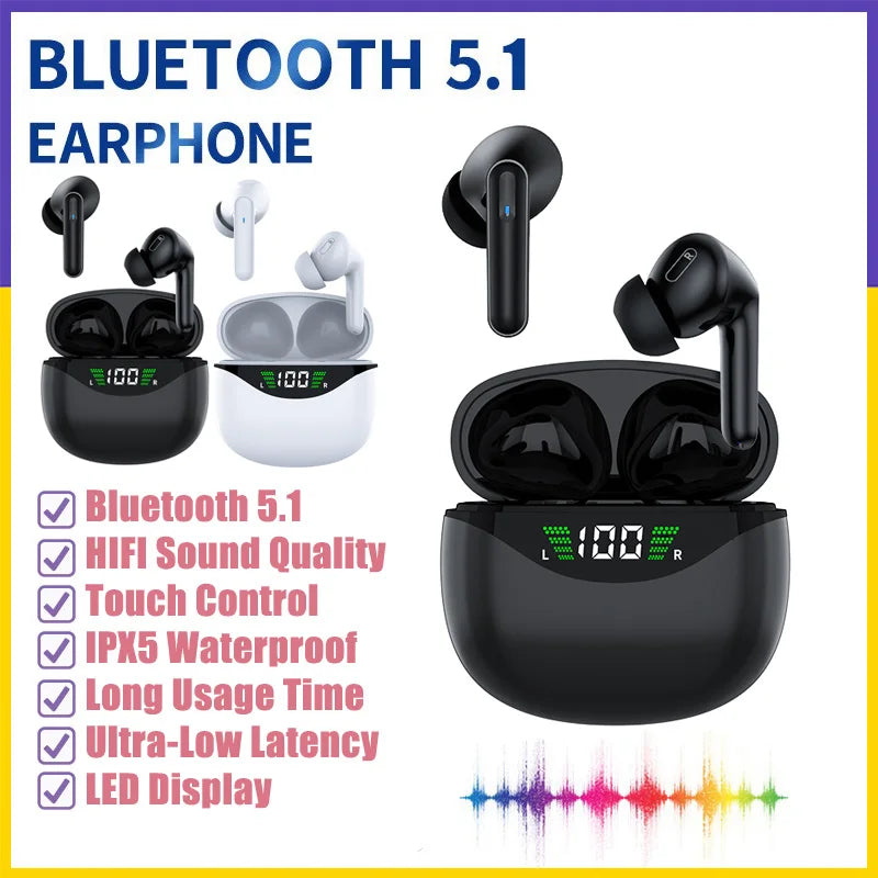 TWS VG121 Bluetooth Earphones Universal Wireless Headphones
