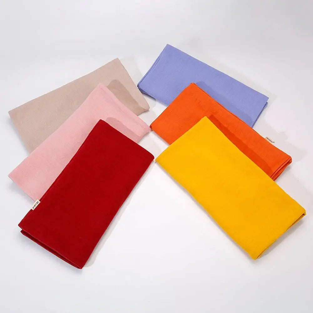 New Fashion Cotton Sports Bandana Solid Color Cycling Scarf Neck Warmer Men Women