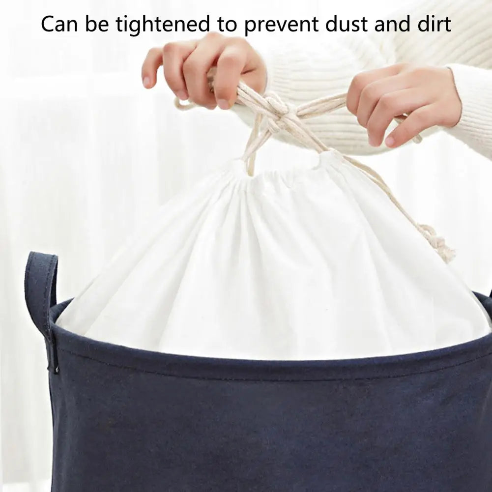 Clothes Basket Durable Sundries Toys Bag Round Laundry Basket