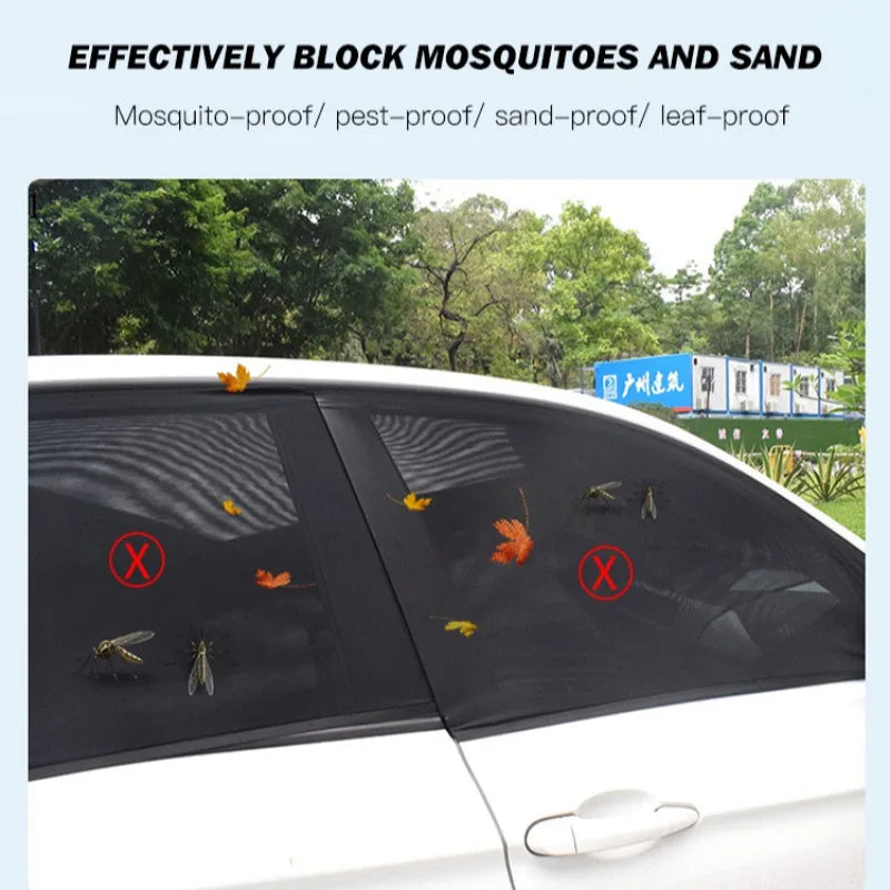 Anti Mosquito Screen Outdoor Bug Shade Cover Size Car Window