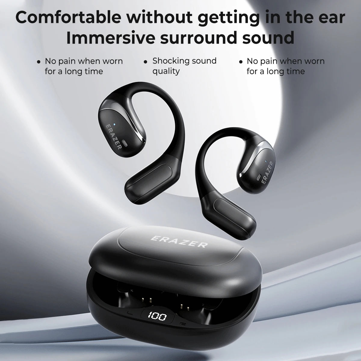 Choice Lenovo ERAZER X9 Wireless Headphones OWS HiFi Stereo Sports