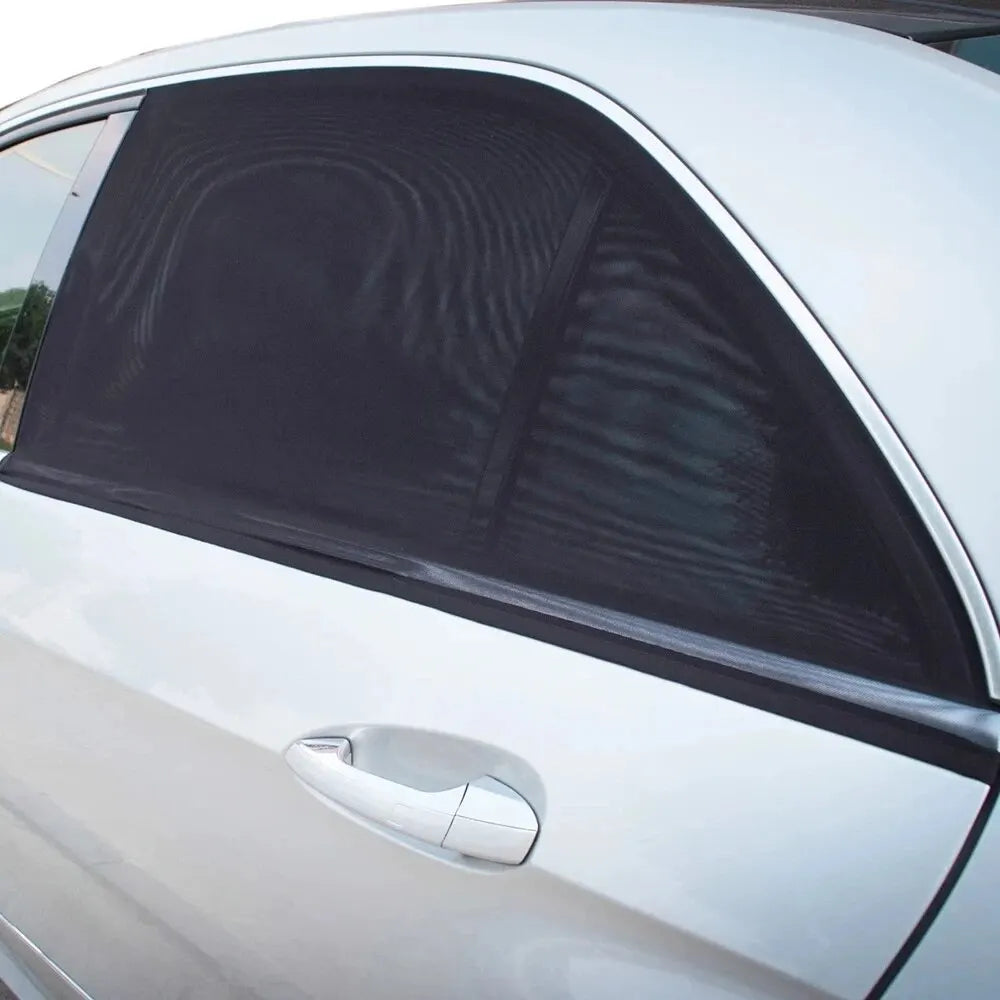 Car Sunshade Curtains Universal Side Window Shades SUV Curtains Protection Repellent Mosquito