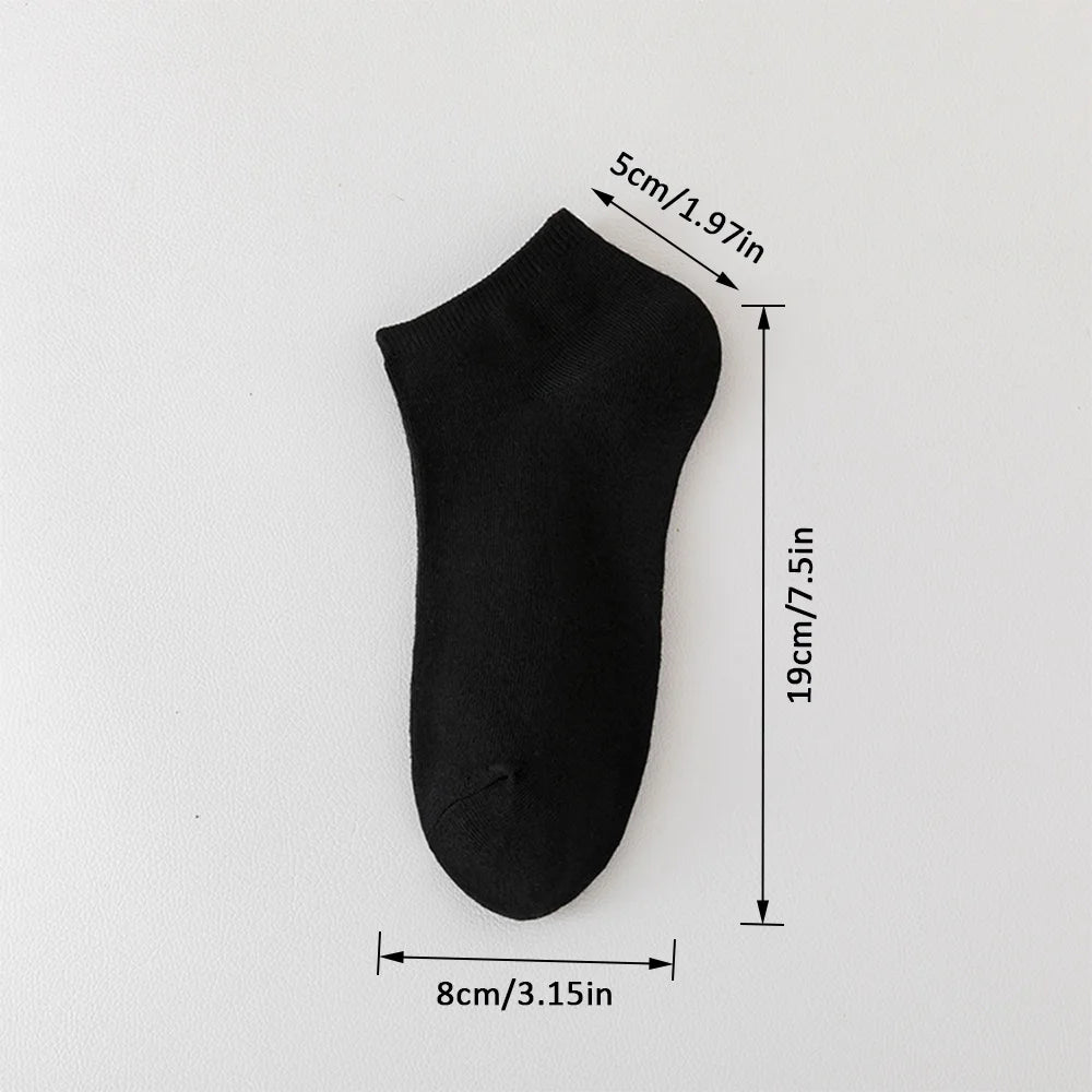 10 Pairs Men Socks Invisible Low Cut