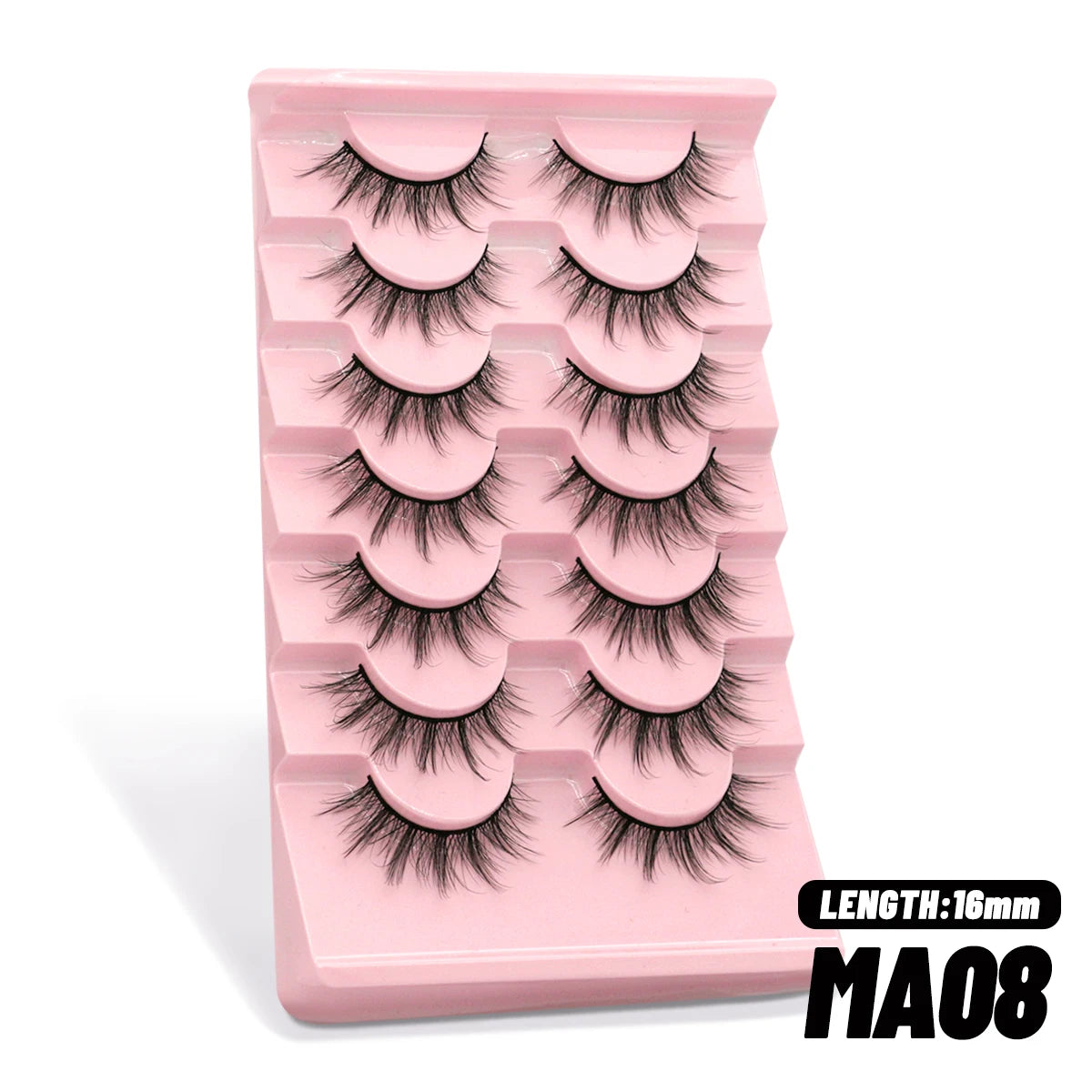 5/10/20 pairs Fluffy Mink Lashes 3D False Eyelashes, D Curl Fake Eyelashes  Makeup