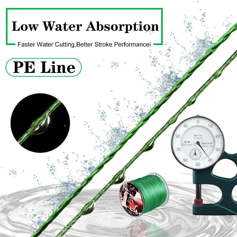 Sougayilang 8 Strands Braided Fishing Line 100M 300M