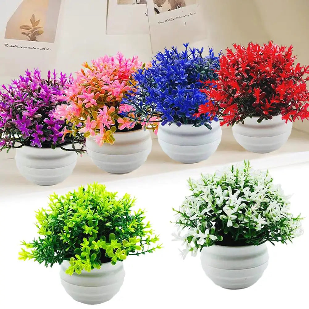 Artificial Plant Pot Ornamental Photo Props Plastic Desktop