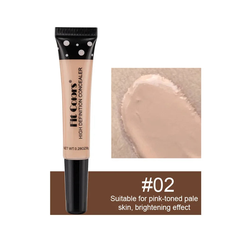 Fit Colors 8 size Concealer with a Flexible Concealer Moisturizing Liquid Foundation