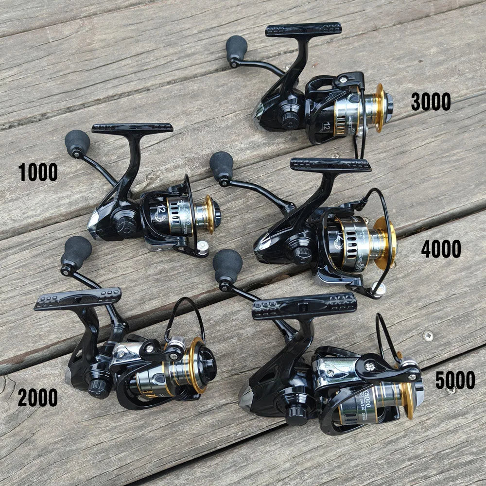 Professional Spinning Reel Ultra Light 1000~7000 5.2:1 Gear Ratio