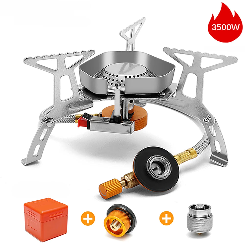 Outdoor Camping  Head Stove Portable Windproof Stove Camping Picnic