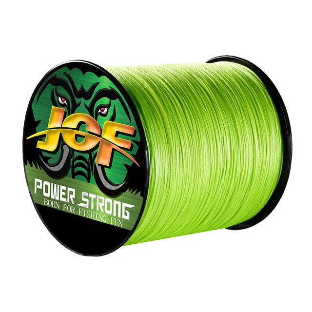 JOF 4 Strands Fishing Line 300/100M Braided PE Fishing Strong Fishing Line Multifilament Durable Fishing Line