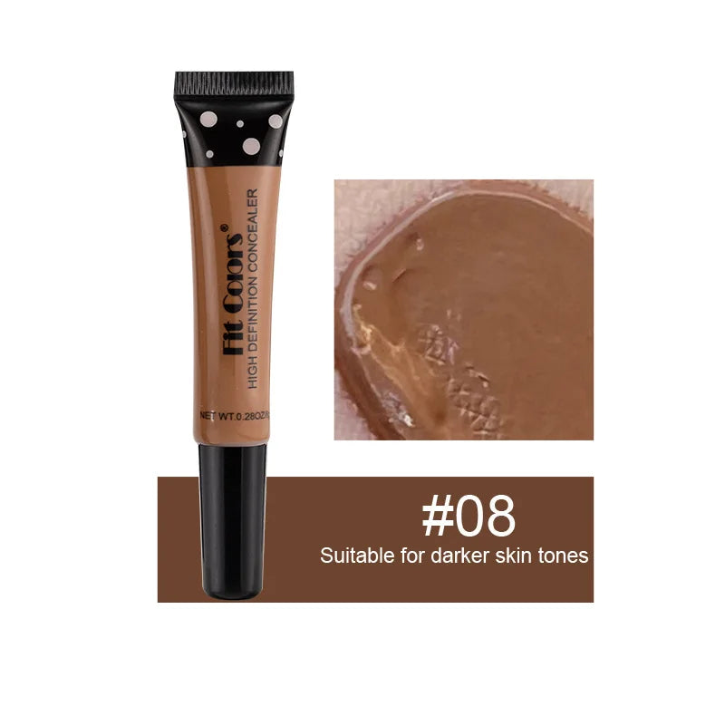 Fit Colors 8 size Concealer with a Flexible Concealer Moisturizing Liquid Foundation