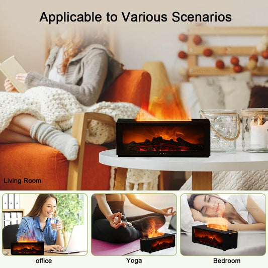 Air Humidifier Aromatherapy Fragrance Diffuser with RGB Light and Remote Control
