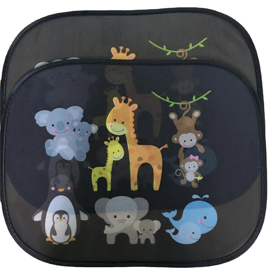 2PCS Car SunShade Side Window Cartoon Window for Children