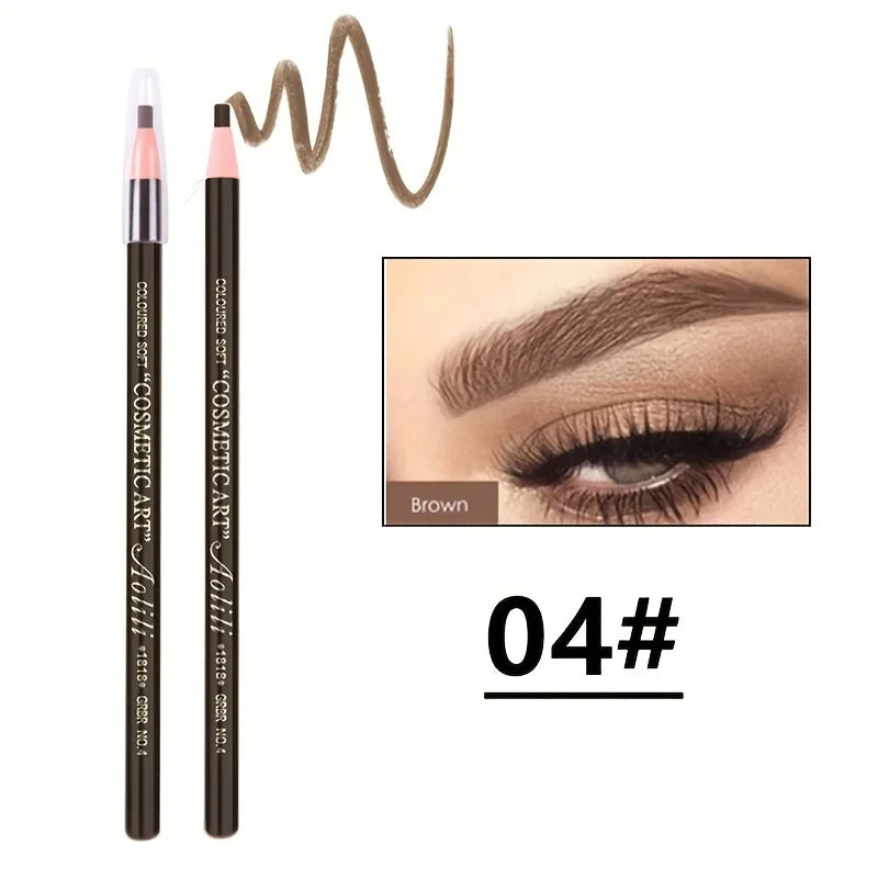 Tear Off Pull Line Eyebrow Pencil, Natural Color Rendering, Sweat Proof And Smudge Proof Eyebro