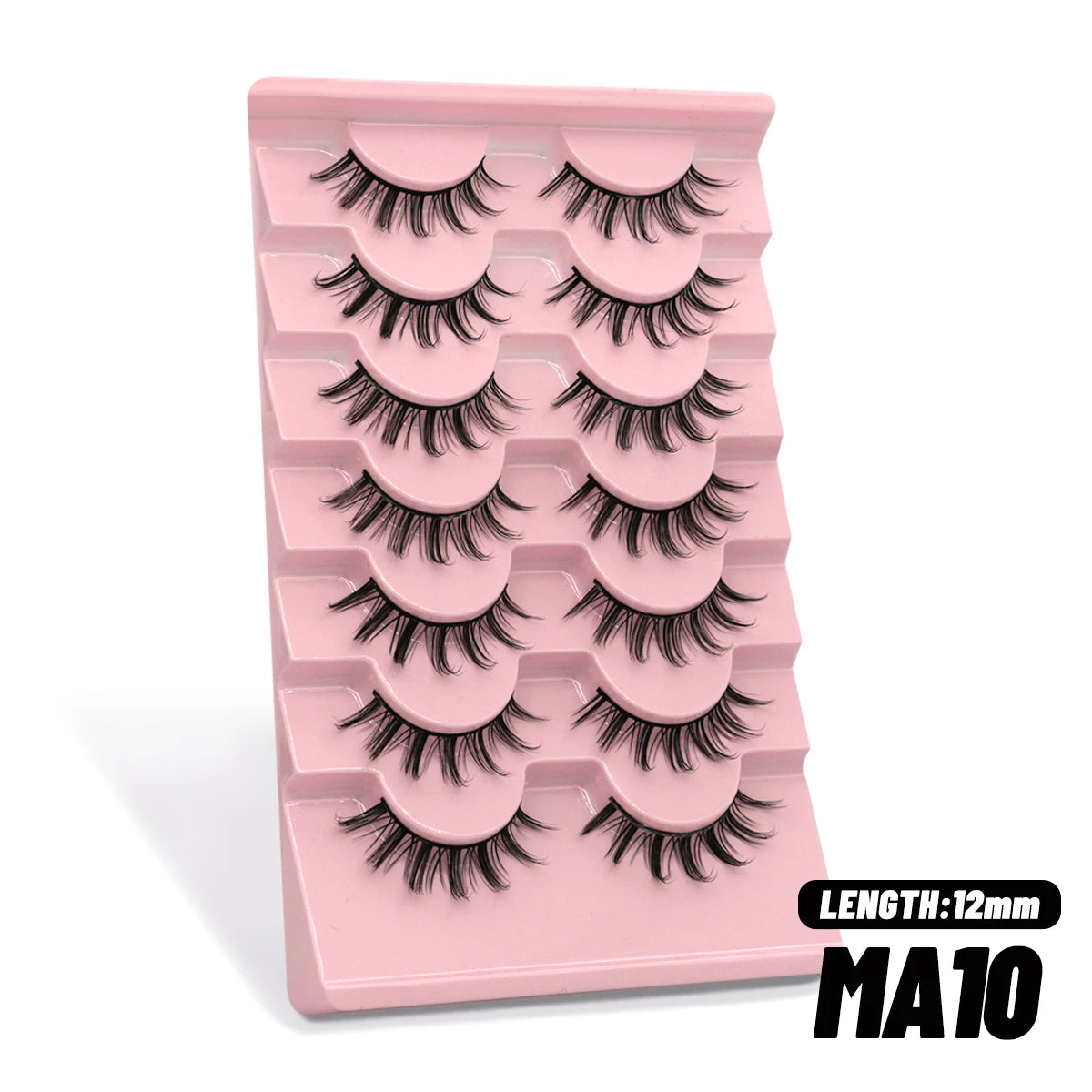 5/10/20 pairs Fluffy Mink Lashes 3D False Eyelashes, D Curl Fake Eyelashes  Makeup