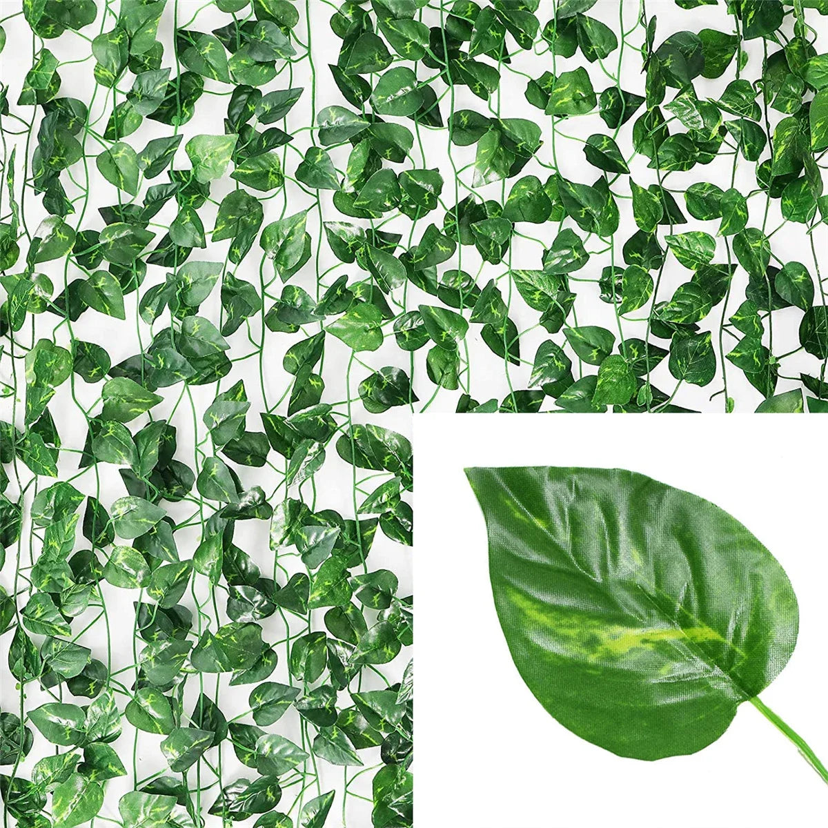 11M Artificial Plants Green Ivy Leaf Garland Fake Plants