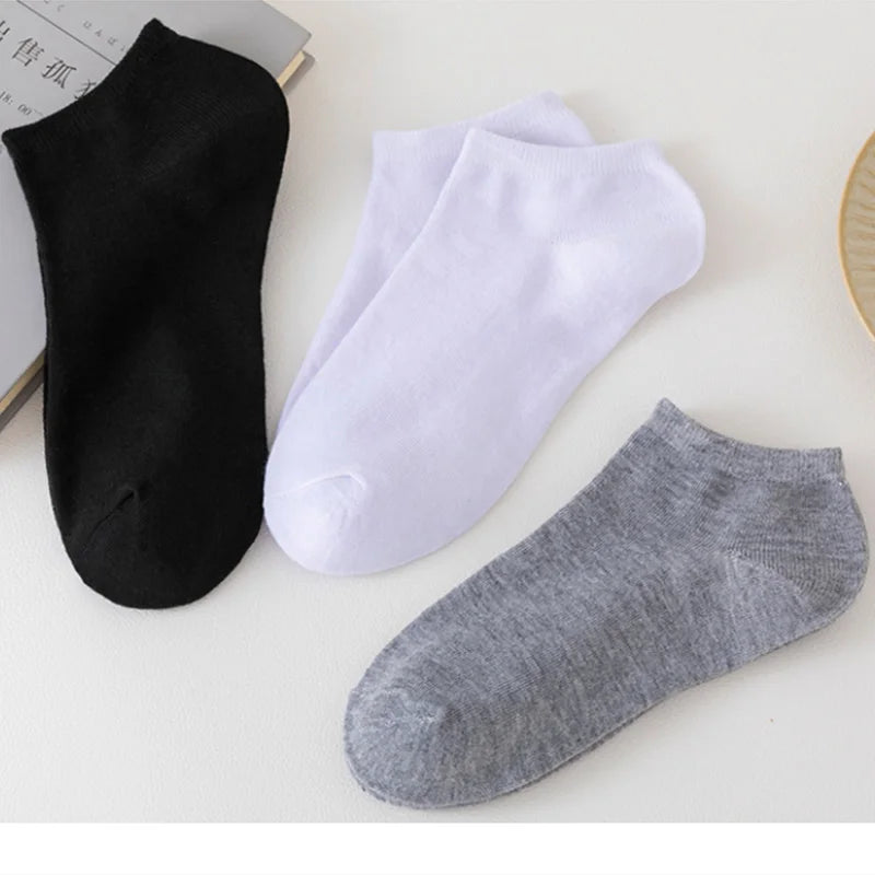 5 Pairs Women Socks Invisible Low Cut