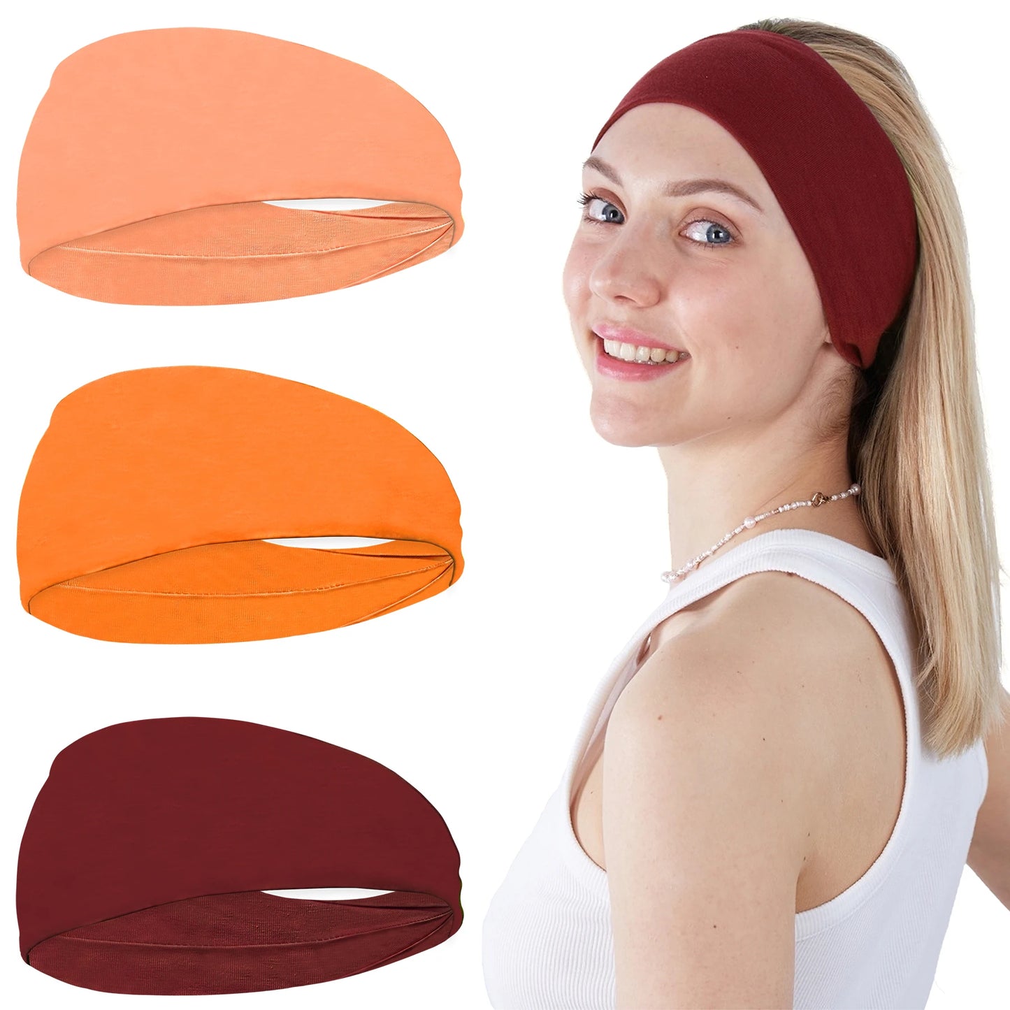 Hair Band Fashion, Elastic Headbands, Cotton Twisted Cross Head Wrap