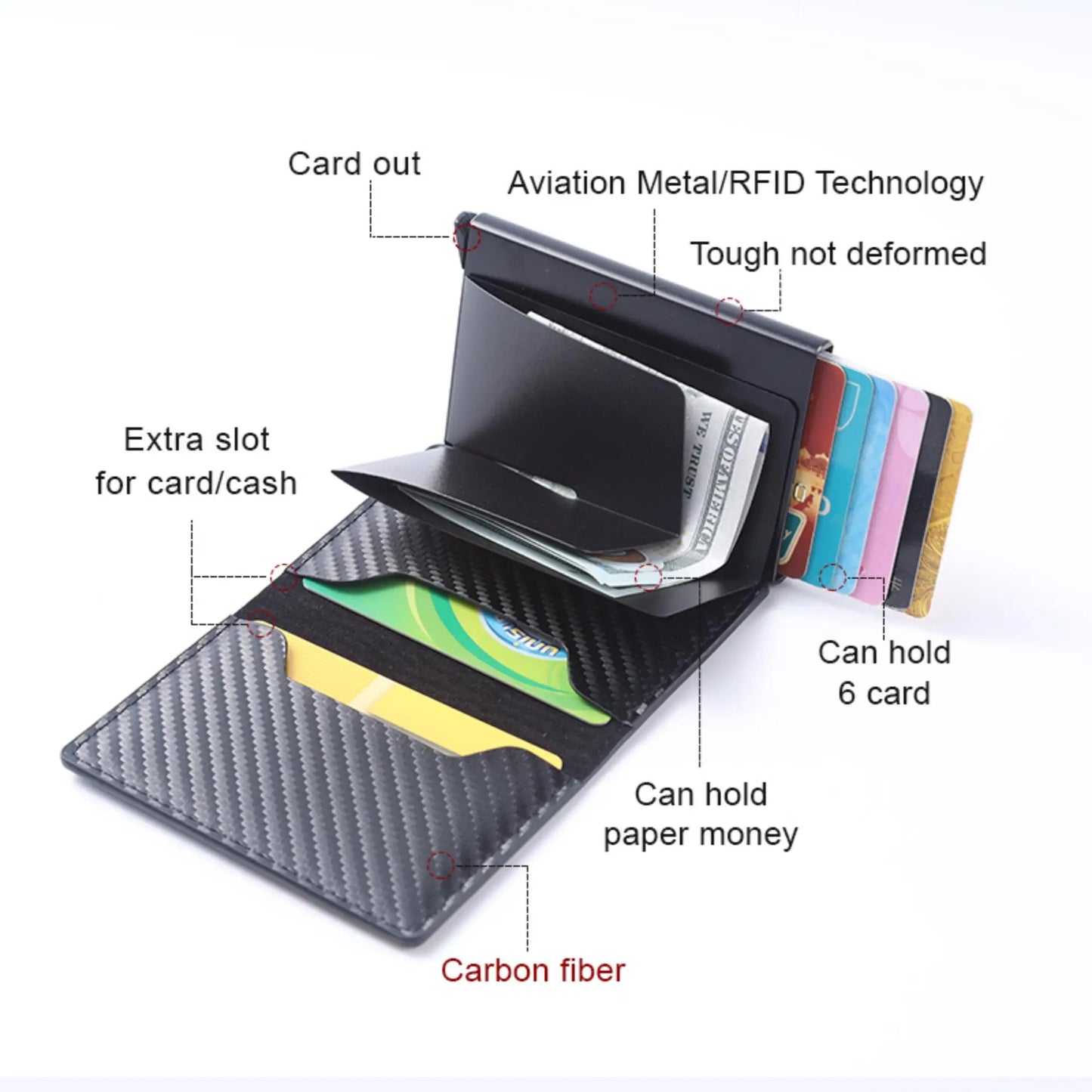 Men's Card Wallet RFID Anti-theft