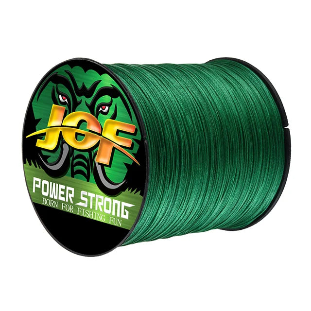 JOF 4 Strands Fishing Line 300/100M Braided PE Fishing Strong Fishing Line Multifilament Durable Fishing Line