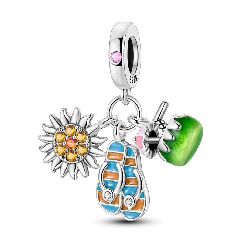 925 Sterling Silver 2024 Summer Charms Bead